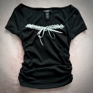 Just Polly J-Fashion Lace Ribbon Top *♥︎*｡⋆